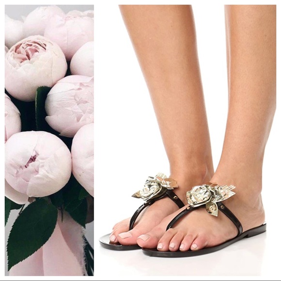 Tory Burch Shoes - Tory Burch Blossoms Jelly Thong Sandals Size 8